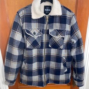 Men’s Blue Plaid Jacket
